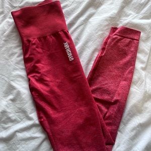 Gymshark Adapt Seamless Red Ombré Leggings